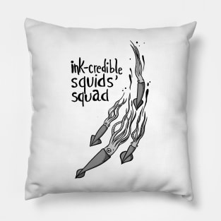 Ink-credible Squids' Squad Pillow