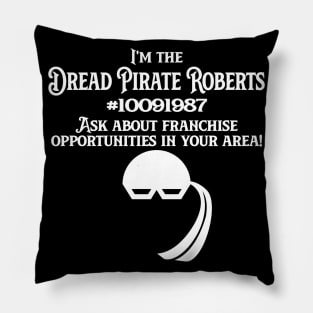 Dread Pirate Franchises (Dark Shirts) Pillow