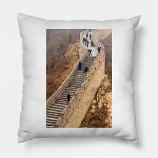 The Great Wall Of China At Badaling - 9 - A Close Up © Pillow