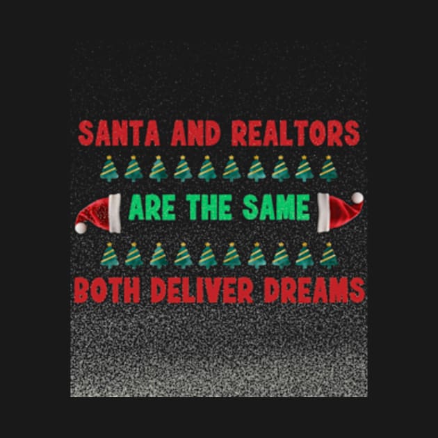 Santa Favorite Realtor They are same funny christmas shirt by PC SHOP