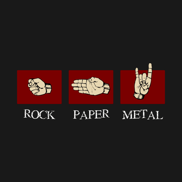 Rock Paper Metal by Cosmo Gazoo