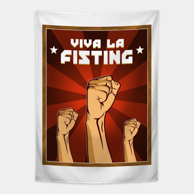 Viva la fisting Tapestry by Smurnov