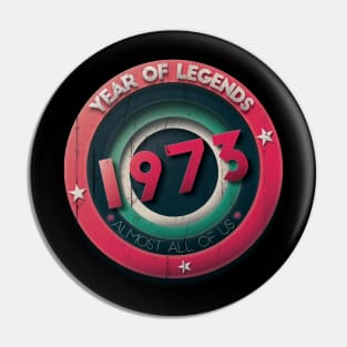 1973 year of legends Pin