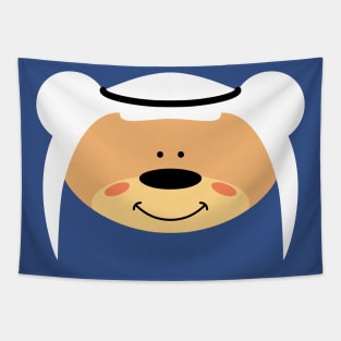 Teddy bear with Burnus Tapestry