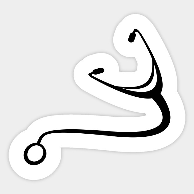 Stethoscope Stethoscope Sticker Teepublic Au