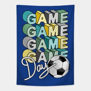 Soccer Game Day Art Tapestry