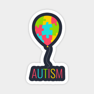 Autism Awareness Amazing Cute Funny Colorful Motivational Inspirational Gift Idea for Autistic T-Shirt Magnet