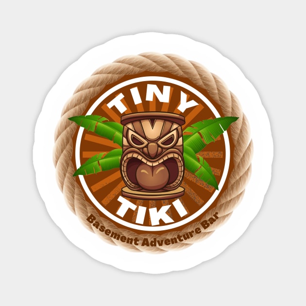 Tiny Tiki Basement Adventure Bar Magnet by Browngator1