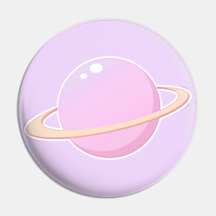 Pink Planet Pin