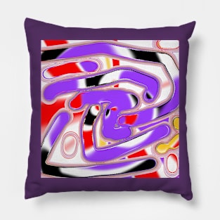 Purple and red Pillow