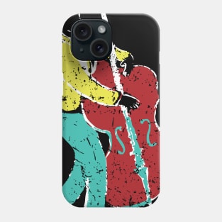 Acoustic Bass Musician Paint Style Phone Case