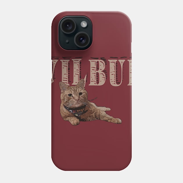 WIlbur realistic light lettering Phone Case by BradyRain