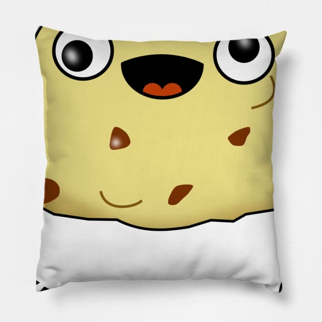 Mad and crazy yummy cookie dough Pillow by Fairy Karma