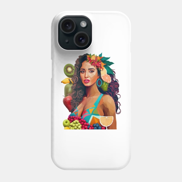 Belleza Latina Phone Case by Unboxed Mind of J.A.Y LLC 