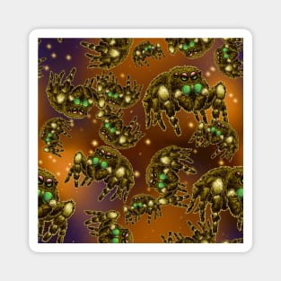 Copper Halloween Space Spider (Bold Jumper) All Over Print Magnet