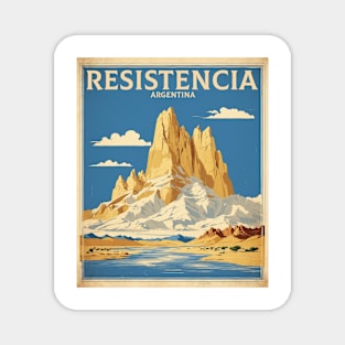 Resistencia Argentina Vintage Tourism Poster Magnet