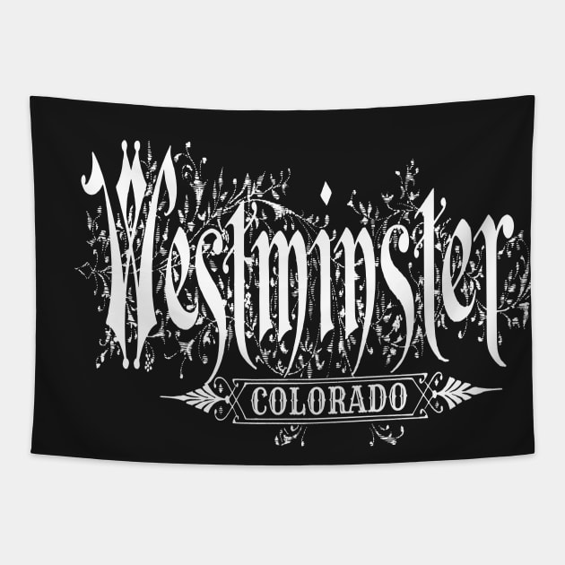 Vintage Westminster, CO Tapestry by DonDota