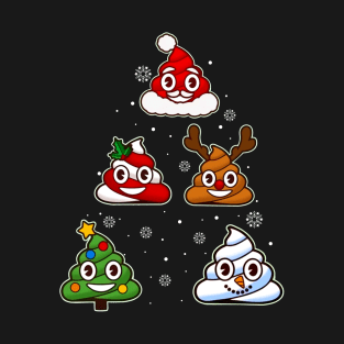 Cute Poop Christmas T-Shirt