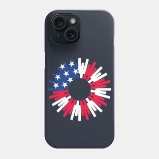 Star Spangled Fireworks Phone Case