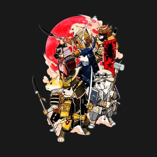 Seven samurai dog T-Shirt