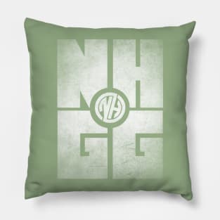 No Heroes eSports Distressed Pillow