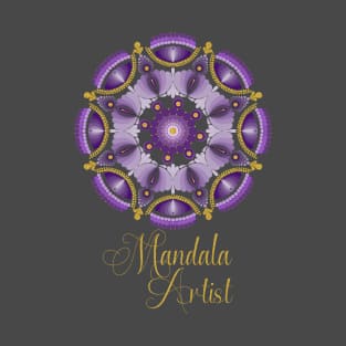 Purple Mandala Artist T-Shirt