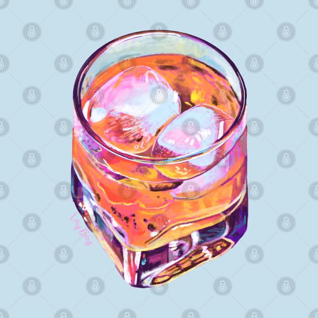 Happy hour: Whiskey on the rocks by VeryBerry