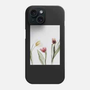 Tulips, Plant, Flowers, Nature print Phone Case