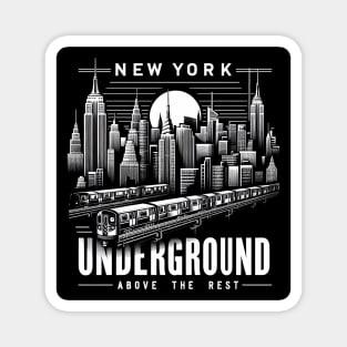 New York Underground NYC Subway Train Magnet