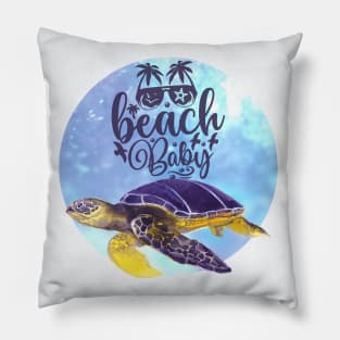 Beach Baby Pillow