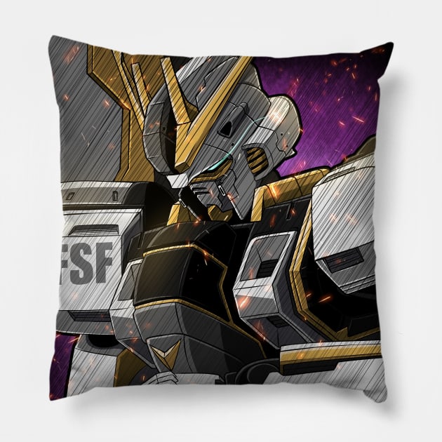 Gundam Atlas Pillow by Dishaw studio