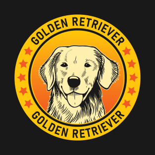 Golden Retriever Dog Portrait T-Shirt