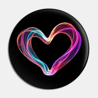 Neon Heart Pin