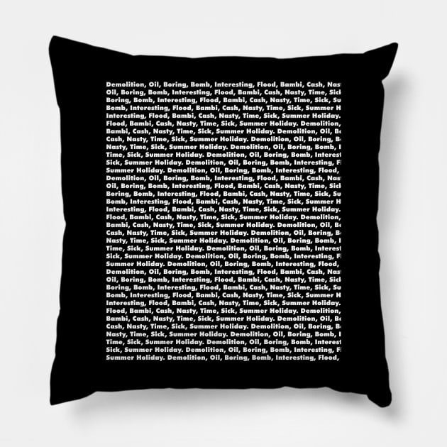 The Young Ones (episodes, episodes, episodes) Pillow by Stupiditee