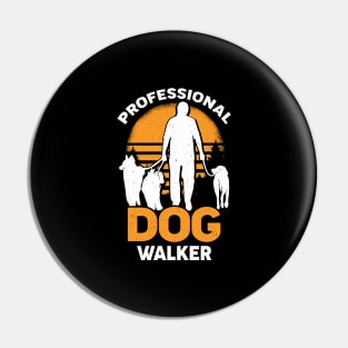 Professional Dog Walker Pet Sitter Gift Pin