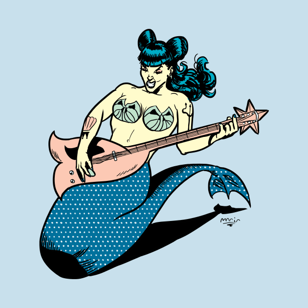 Rockabilly Mermaid by Victor Maristane