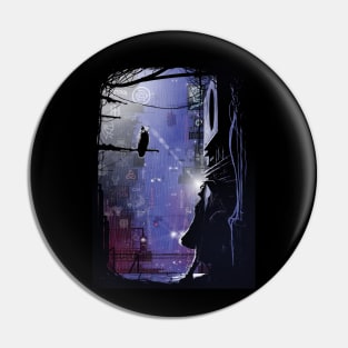 Lost In Cyberpunk Pin