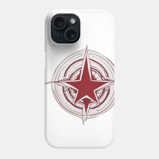 Red Star Emblem Graphic Tee Design No. 508 Phone Case