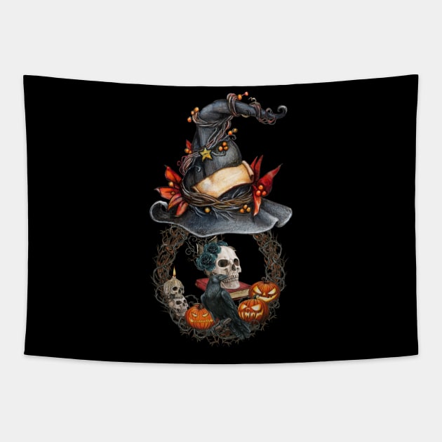 Halloween-magick Tapestry by Myartstor 