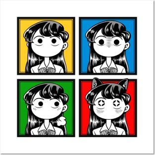 Blushing Komi-san Poster for Sale by PegShop