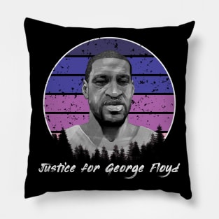 Justice for George Floyd Pillow