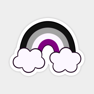 Asexual rainbow Magnet