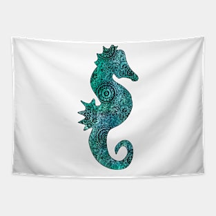 Seahorse doodle Tapestry