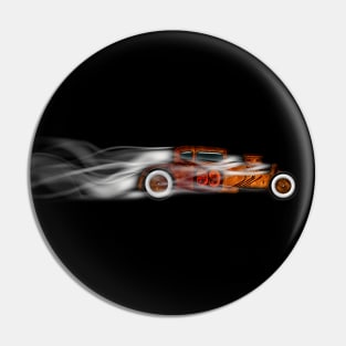 Rusty Rat Rod Nation Design with smoke Pin