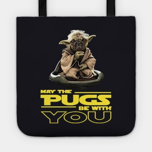 May The Pugs Be With You Film Cartoon Scare Anime Daughter Tote