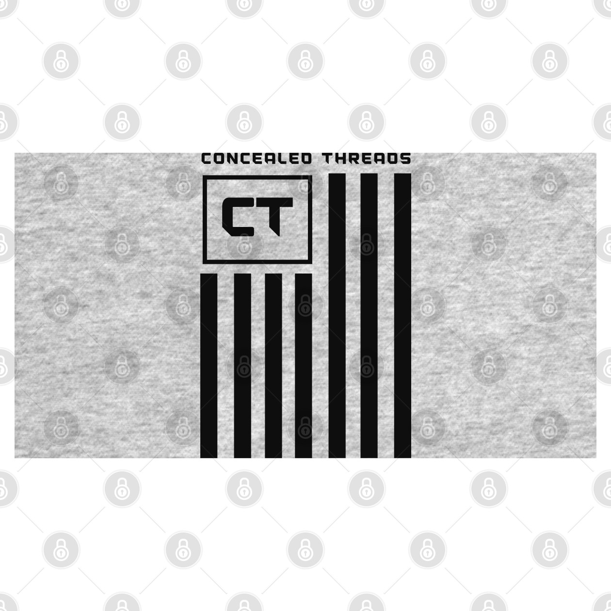 Concealed Threads Branded Vertical Flag Black - Concealed Threads ...