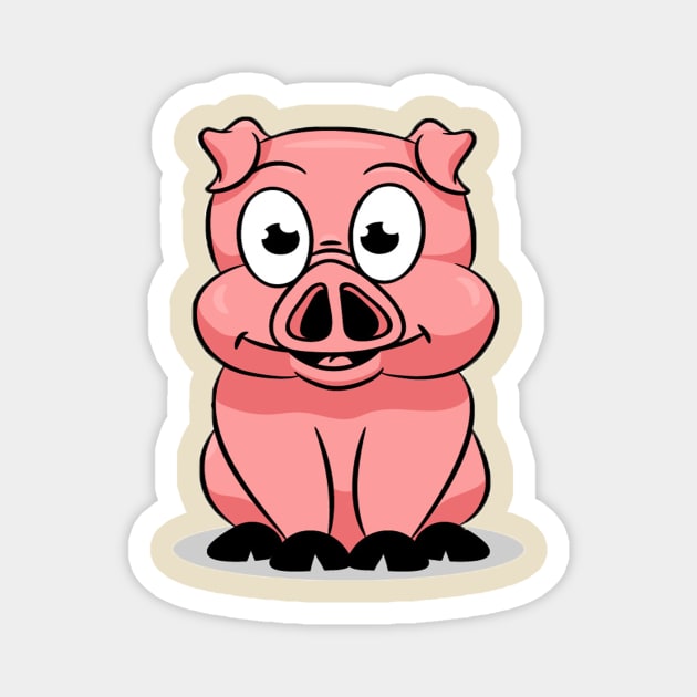 cute pig lover Magnet by This is store