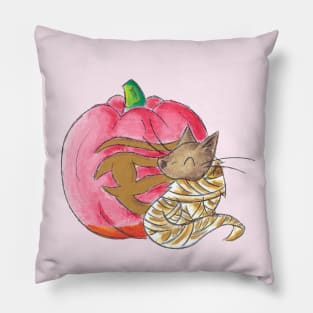 Egyptian Pink Pumpkin Pillow