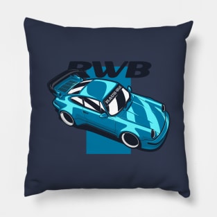 Blue 911 by RWB Tuner Pillow