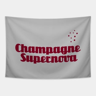 Champagne Supernova, burgundy Tapestry